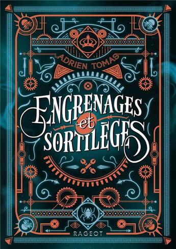 Couverture du livre « Engrenages et sortilèges » de Adrien Tomas aux éditions Rageot