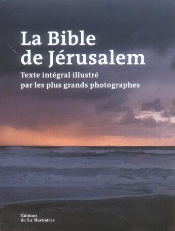 Couverture du livre « Bible De Jerusalem (La) » de Quesnel/Biebuyck aux éditions La Martiniere