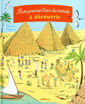 Couverture du livre « Mon premier tour du monde à découvrir » de Maurèen Poignonec aux éditions Philippe Auzou