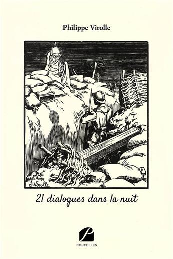 Couverture du livre « 21 dialogues dans la nuit » de Philippe Virolle aux éditions Editions Du Panthéon