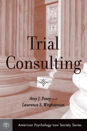 Couverture du livre « Trial Consulting » de Wrightsman Lawrence S aux éditions Oxford University Press Usa