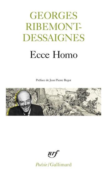 Couverture du livre « Ecce homo » de Georges Ribemont-Dessaignes aux éditions Gallimard