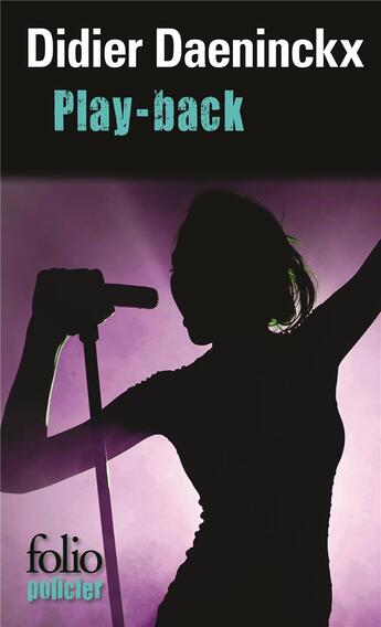 Couverture du livre « Play-back » de Didier Daeninckx aux éditions Folio