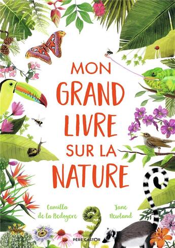 Couverture du livre « Mon grand livre sur la nature » de Camilla De La Bedoyere et Jane Newland aux éditions Pere Castor