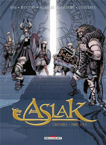 Couverture du livre « Aslak : Intégrale vol.2 : Tomes 4 à 6 » de Fred Weytens et Hub et Emmanuel Michalak aux éditions Delcourt