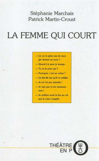 Couverture du livre « La femme qui court » de  aux éditions Laquet