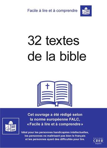 Couverture du livre « 32 textes de la Bible » de Pastorale Des Person aux éditions Crer-bayard