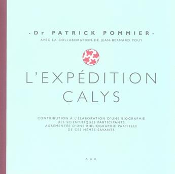 Couverture du livre « L Expedition Calys » de Pommier P aux éditions Contrebandiers