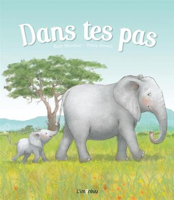 Couverture du livre « Dans tes pas » de Beth Shoshan et Petra Brown aux éditions L'imprevu