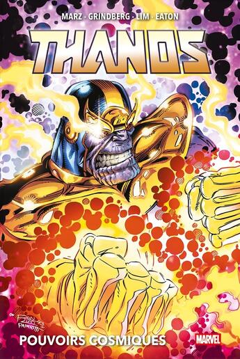 Couverture du livre « Thanos : Pouvoirs cosmiques » de Ron Marz aux éditions Panini