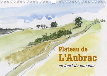 Couverture du livre « Plateau de l'Aubrac, au bout du pinceau (Calendrier mural 2020 DIN A4 horizontal) ; Une randonnée sur le plateau de l'Aubrac, au bout du pinceau (Calendrier mensuel, 14 Pages ) » de Noelle Prinz aux éditions Calvendo