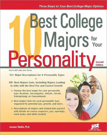 Couverture du livre « 10 Best College Majors for Your Personality » de Laurence Shatkin aux éditions Jist Publishing