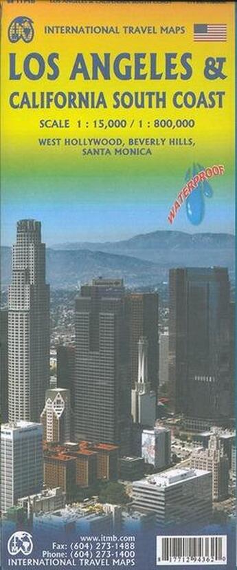 Couverture du livre « Los angeles and south california » de  aux éditions Itm