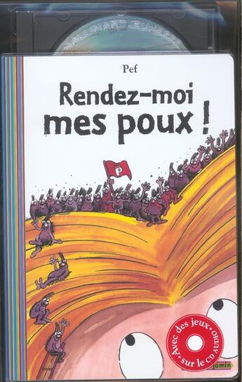 Couverture du livre « Rendez-moi mes poux (livr-cd) » de Pef aux éditions Gallimard-jeunesse