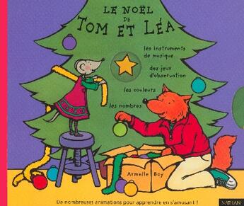 Couverture du livre « Le noël de tom et léa » de Armelle Boy aux éditions Nathan