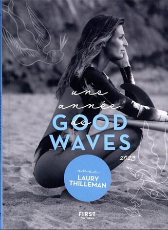 Couverture du livre « Agenda une année de good waves (édition 2023) » de  aux éditions First