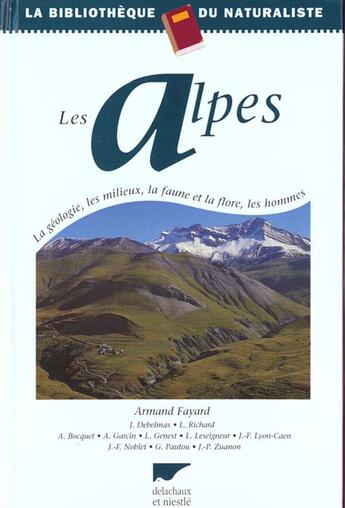 Couverture du livre « Alpes (Les) » de Armand Fayard aux éditions Delachaux & Niestle