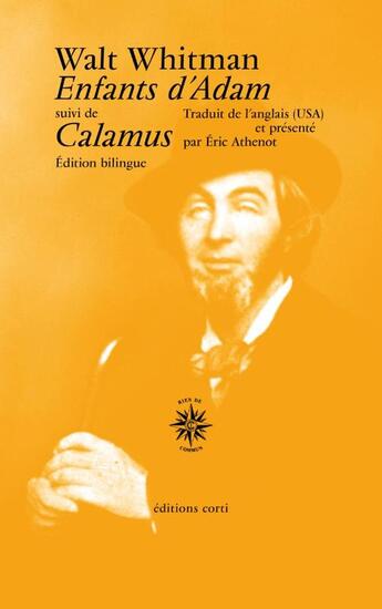 Couverture du livre « Enfants d'Adam ; Calamus » de Walt Whitman aux éditions Corti