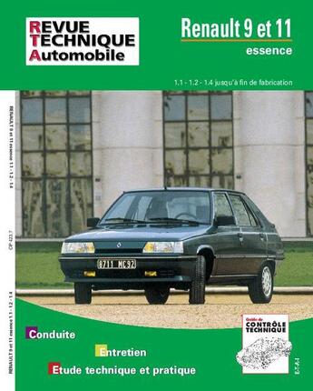 Couverture du livre « Renault 9 et 11 - 1108, 1237 et 1397 cm3... » de Etai aux éditions Etai