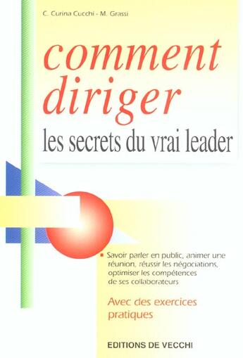 Couverture du livre « Comment diriger » de Grassi aux éditions De Vecchi