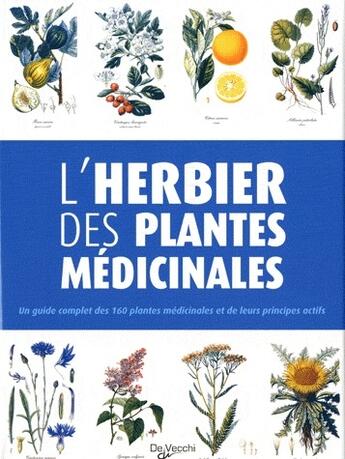 Couverture du livre « L'herbier des plantes médicinales » de Bernard Ticli aux éditions De Vecchi