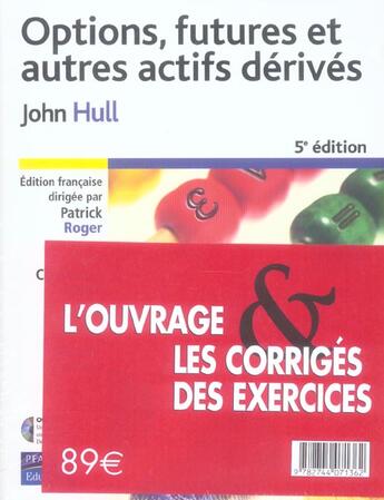 Couverture du livre « Options, Futures Et Autres Actifs Derives » de John Hull aux éditions Pearson