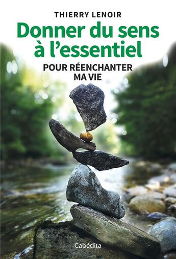 Couverture du livre « Donner du sens à l'essentiel pour réenchanter ma vie » de Thierry Lenoir aux éditions Cabedita