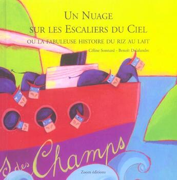 Couverture du livre « Un nuage sur les escaliers du ciel » de Celine Sonnard aux éditions Zoom