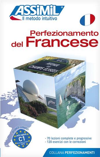 Couverture du livre « Perfezionamento del francese ; C1 » de Anthony Bulger et Jean-Loup Cherel et Stefano Deflorian aux éditions Assimil