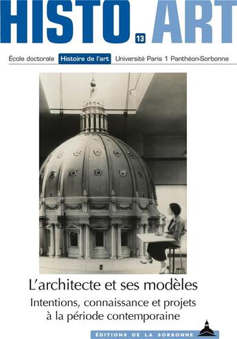 Couverture du livre « L'architecte et ses modèles » de Jean-Philippe Garric aux éditions Editions De La Sorbonne