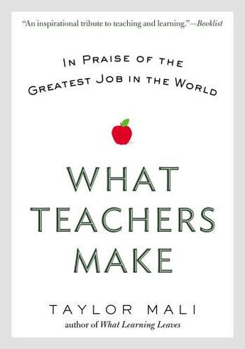 Couverture du livre « What Teachers Make » de Mali Taylor aux éditions Penguin Group Us