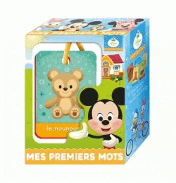 Couverture du livre « Disney baby, mes premiers mots » de  aux éditions Disney Hachette