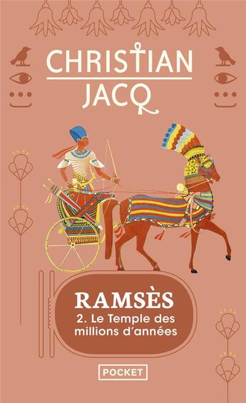 Couverture du livre « Ramsès Tome 2 ; le temple des millions d'années » de Christian Jacq aux éditions Pocket