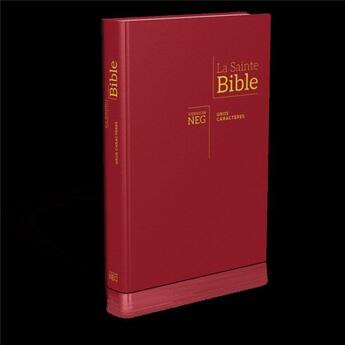 Couverture du livre « Bible neg » de  aux éditions Ste Biblique De Geneve