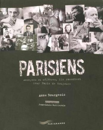 Couverture du livre « Parisiens » de Bourgeois/Guillermin aux éditions Parigramme