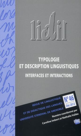 Couverture du livre « LIDIL » de Va Imbert Caroline aux éditions Uga Éditions