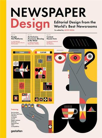 Couverture du livre « Newspaper design - editorial design from the world's best newsrooms » de Warnier Claire aux éditions Dgv