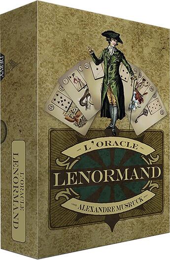 Couverture du livre « L'oracle Lenormand » de Alexandre Musruck aux éditions Dervy