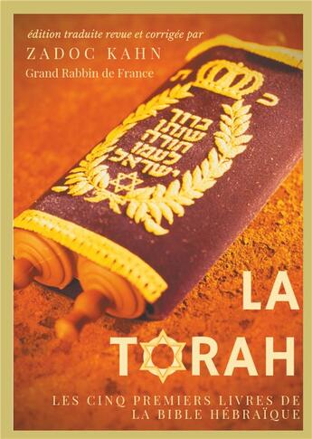 Couverture du livre « La torah precedee d'une introduction et de conseils de lecture de zadoc kahn) - les cinq premiers li » de Zadoc Kahn aux éditions Culturea