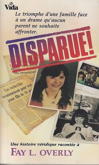 Couverture du livre « Disparue » de Overly Fay L. aux éditions Vida