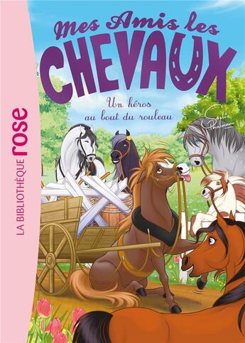 Couverture du livre « Mes amis les chevaux t.41 : un héros au bout du rouleau » de Sophie Thalmann aux éditions Hachette Jeunesse