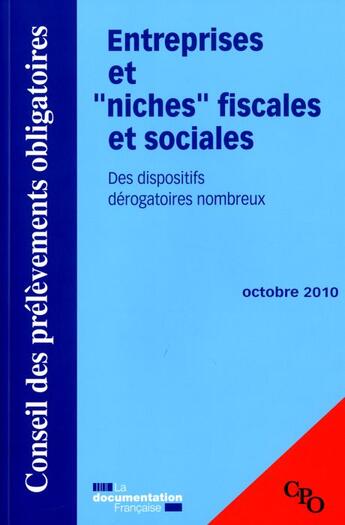 Couverture du livre « Entreprises et 