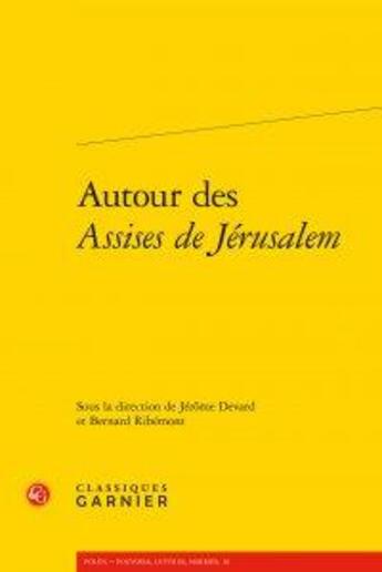 Couverture du livre « Autour des assises de Jérusalem » de  aux éditions Classiques Garnier