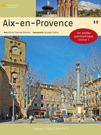 Couverture du livre « Aix-en-Provence » de Marie-Pascale Rauzier et Jacques Debru aux éditions Ouest France