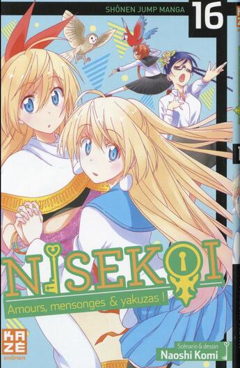 Couverture du livre « Nisekoi - amours, mensonges et yakusas ! Tome 16 » de Naoshi Komi aux éditions Crunchyroll