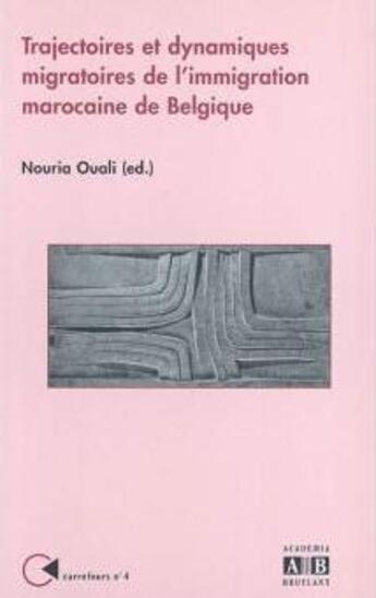 Couverture du livre « Trajectoires et dynamiques migratoires de l'immigration marocaine de Belgique » de  aux éditions Academia