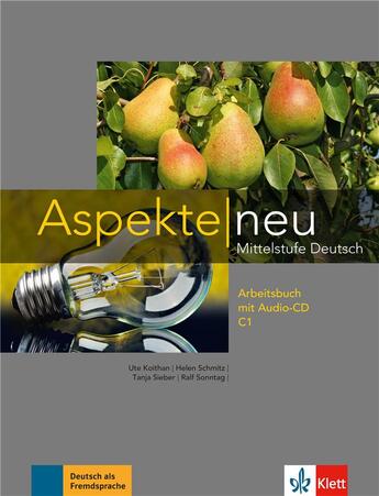 Couverture du livre « Aspekte neu c1, cahier d'activites + cd » de  aux éditions La Maison Des Langues