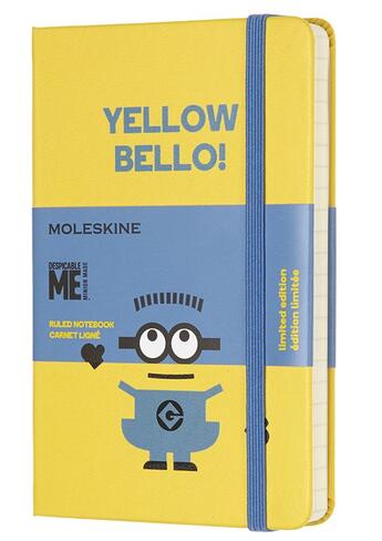 Couverture du livre « Minions carnet poche ligné jaune » de Moleskine aux éditions Moleskine