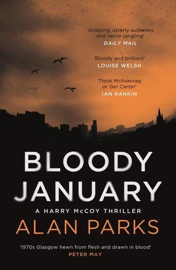 Couverture du livre « BLOODY JANUARY » de Alan Parks aux éditions Faber Et Faber