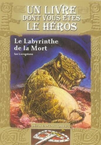 Couverture du livre « Défis fantastiques t.5 ; le labyrinthe de la mort » de Livingstone/Mccaig aux éditions Gallimard-jeunesse